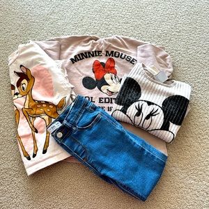 4 Piece Zara Disney bundle, size 18-24M